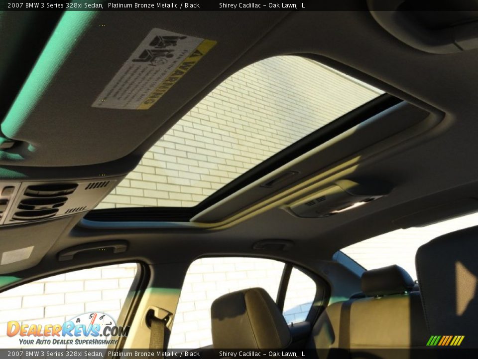 2007 BMW 3 Series 328xi Sedan Platinum Bronze Metallic / Black Photo #11