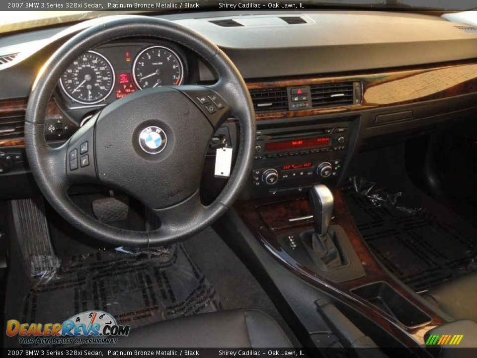 2007 BMW 3 Series 328xi Sedan Platinum Bronze Metallic / Black Photo #12