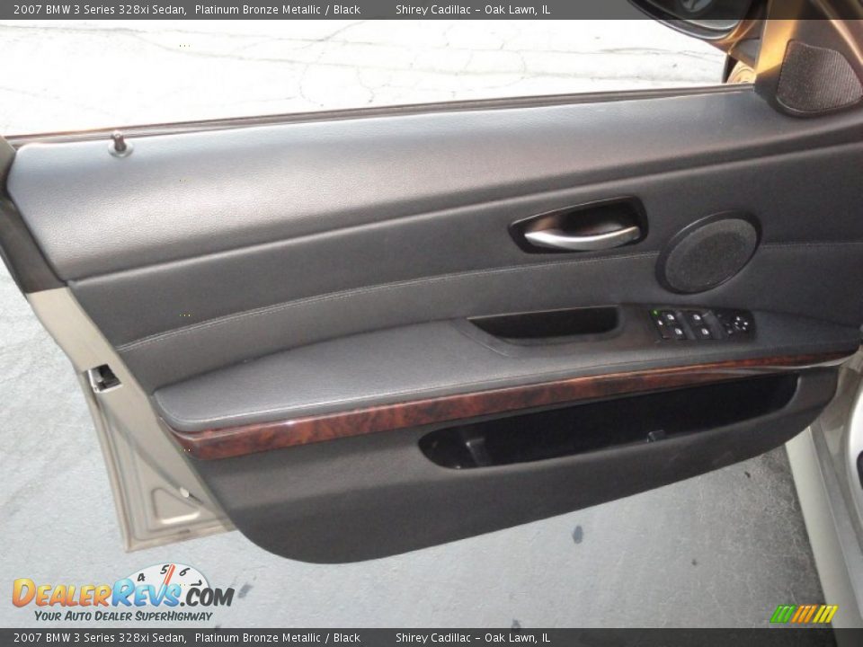 2007 BMW 3 Series 328xi Sedan Platinum Bronze Metallic / Black Photo #13