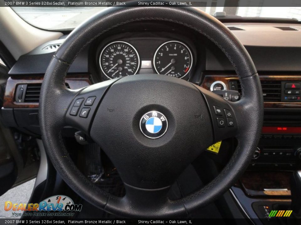 2007 BMW 3 Series 328xi Sedan Platinum Bronze Metallic / Black Photo #16