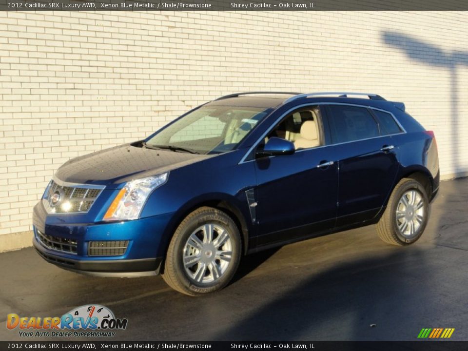 Xenon Blue Metallic 2012 Cadillac SRX Luxury AWD Photo #1