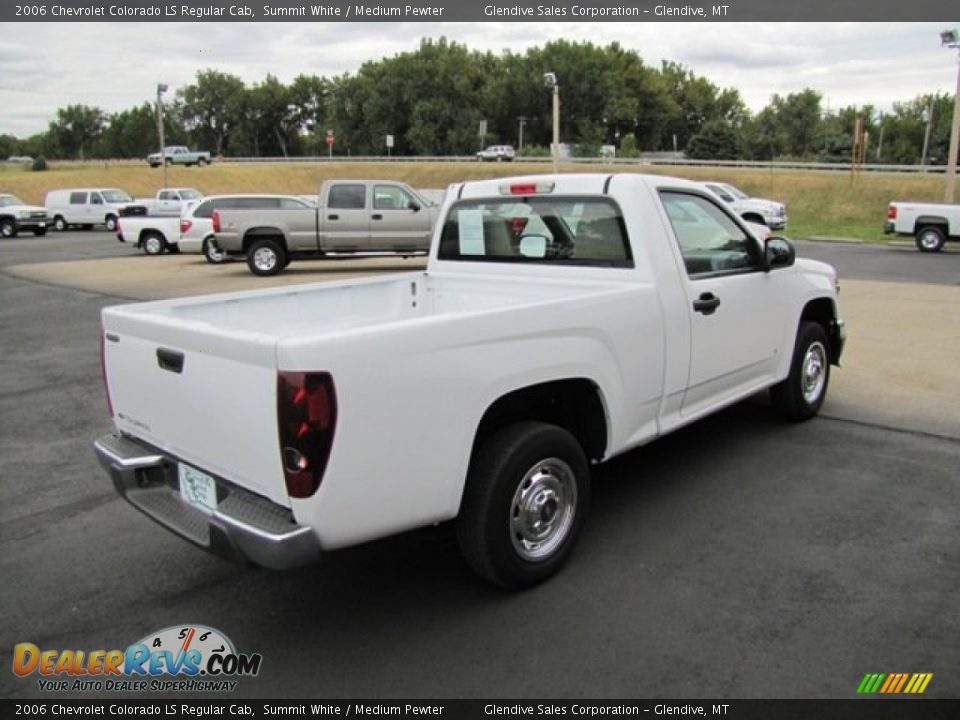 2006 Chevrolet Colorado LS Regular Cab Summit White / Medium Pewter Photo #4