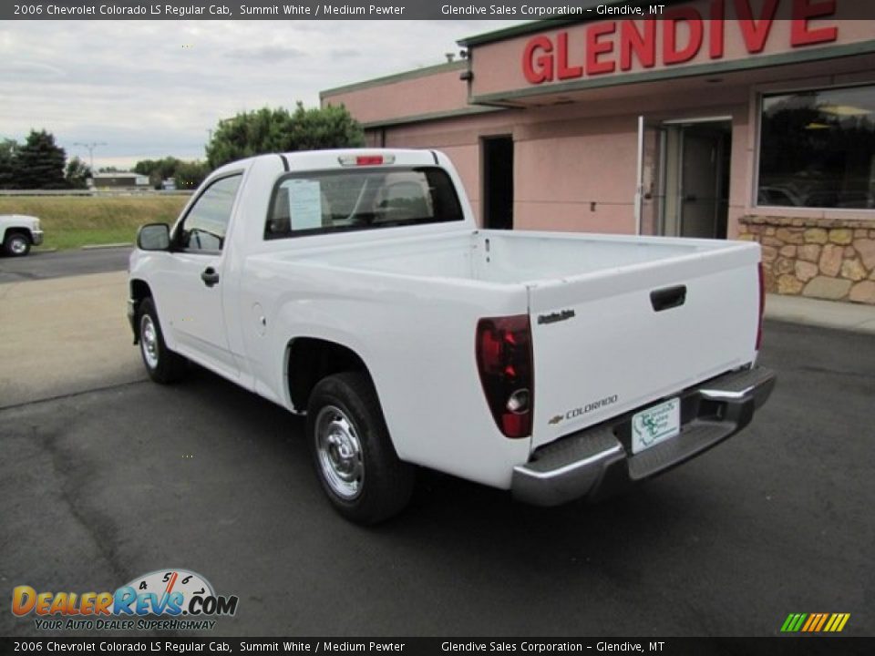 2006 Chevrolet Colorado LS Regular Cab Summit White / Medium Pewter Photo #5