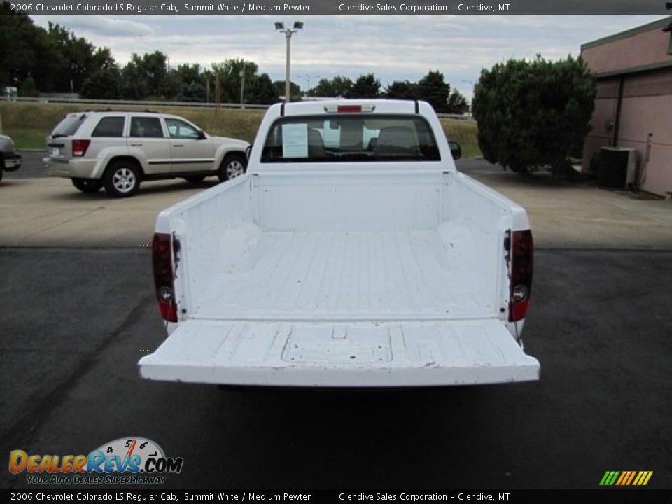 2006 Chevrolet Colorado LS Regular Cab Summit White / Medium Pewter Photo #6