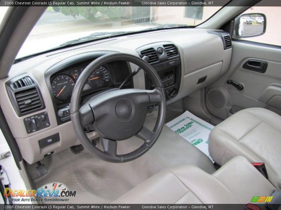 2006 Chevrolet Colorado LS Regular Cab Summit White / Medium Pewter Photo #8