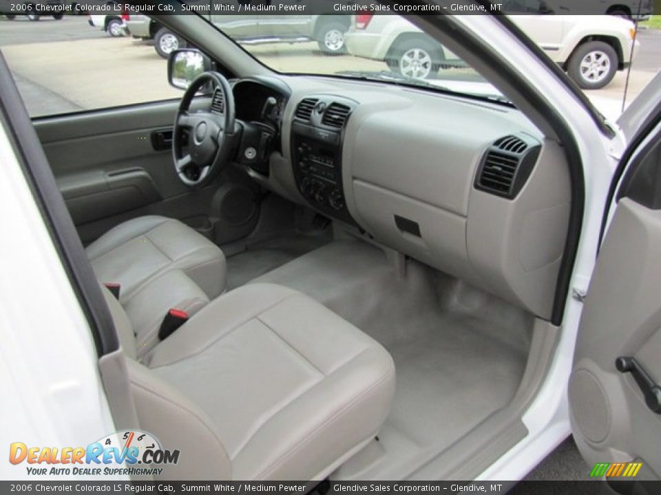 2006 Chevrolet Colorado LS Regular Cab Summit White / Medium Pewter Photo #9