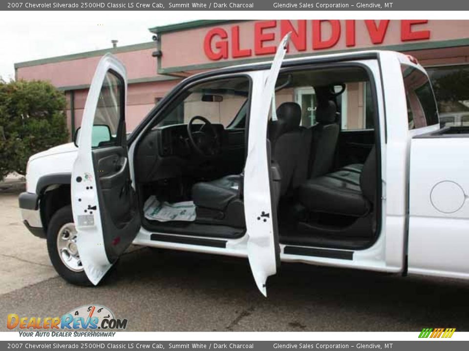 2007 Chevrolet Silverado 2500HD Classic LS Crew Cab Summit White / Dark Charcoal Photo #9