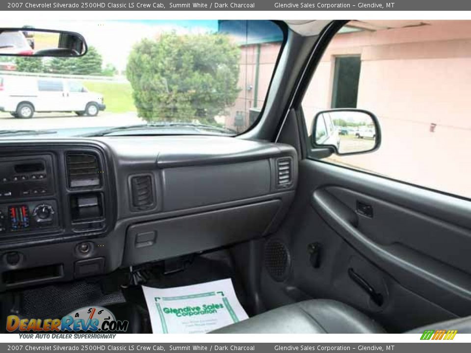 2007 Chevrolet Silverado 2500HD Classic LS Crew Cab Summit White / Dark Charcoal Photo #14