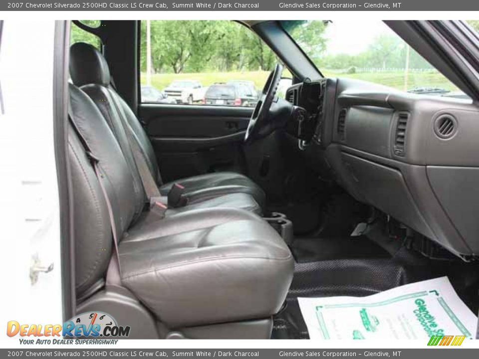 2007 Chevrolet Silverado 2500HD Classic LS Crew Cab Summit White / Dark Charcoal Photo #16
