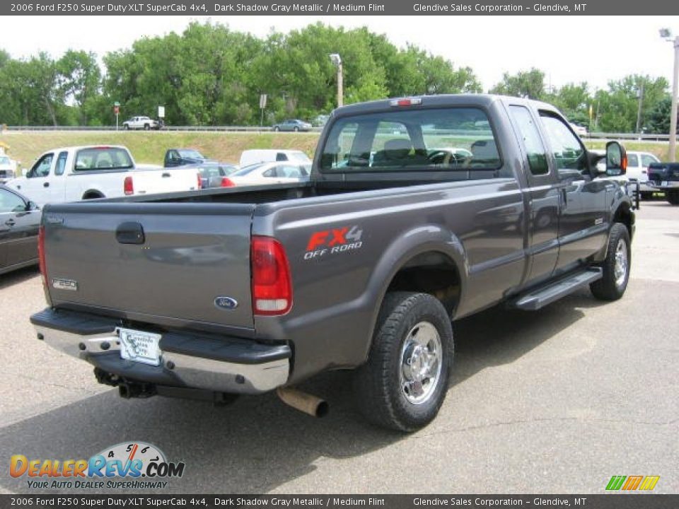 2006 Ford F250 Super Duty XLT SuperCab 4x4 Dark Shadow Gray Metallic / Medium Flint Photo #3