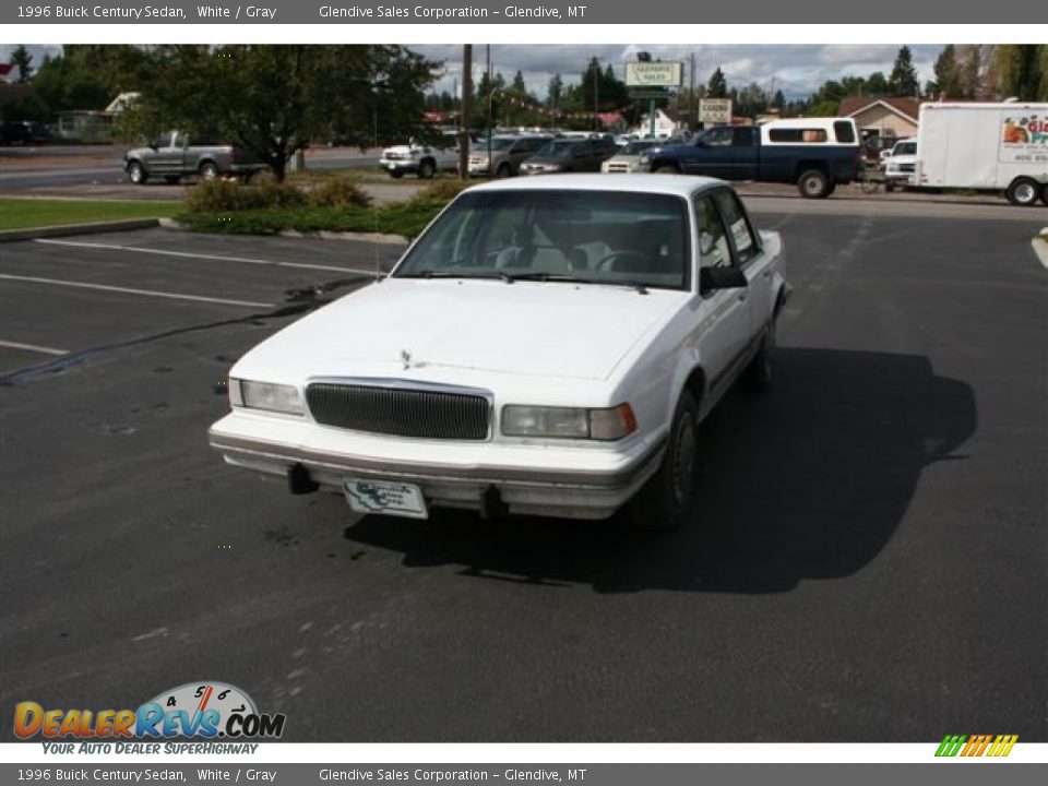 1996 Buick Century Sedan White / Gray Photo #2