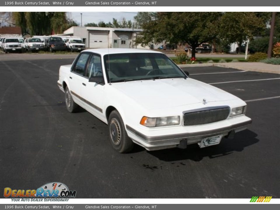 1996 Buick Century Sedan White / Gray Photo #3