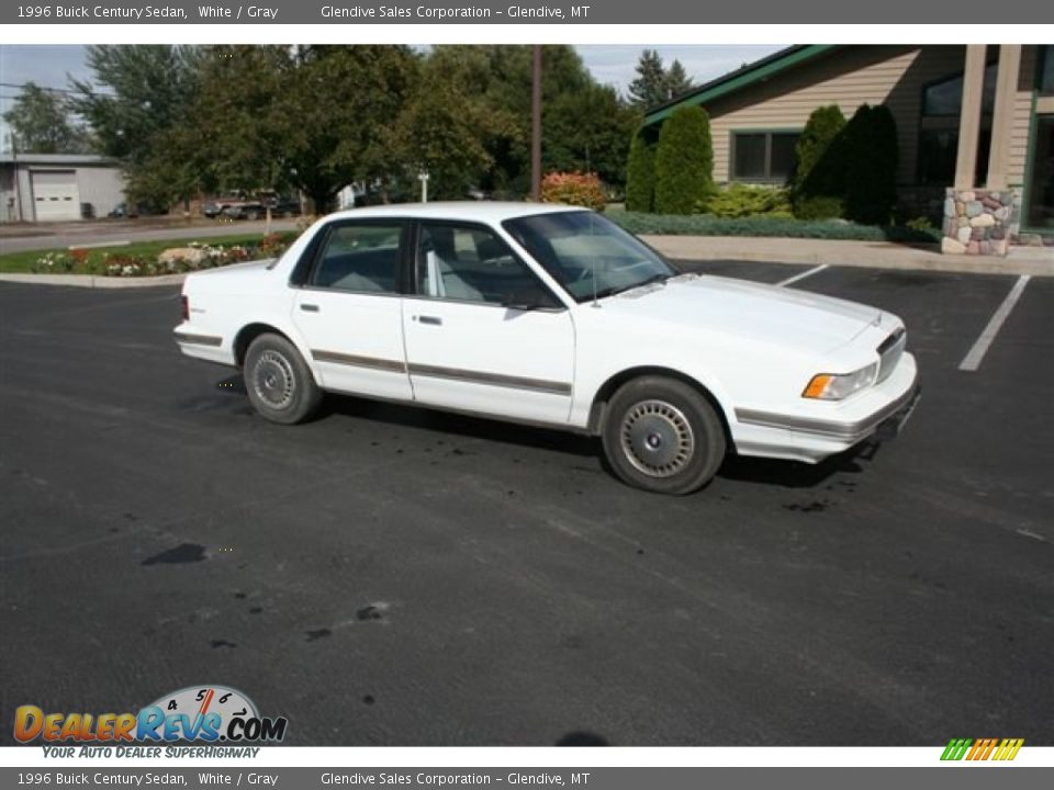 1996 Buick Century Sedan White / Gray Photo #4