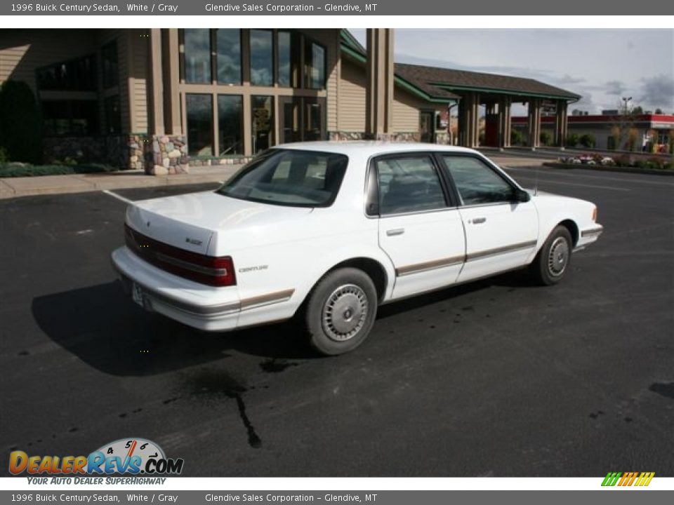 1996 Buick Century Sedan White / Gray Photo #6