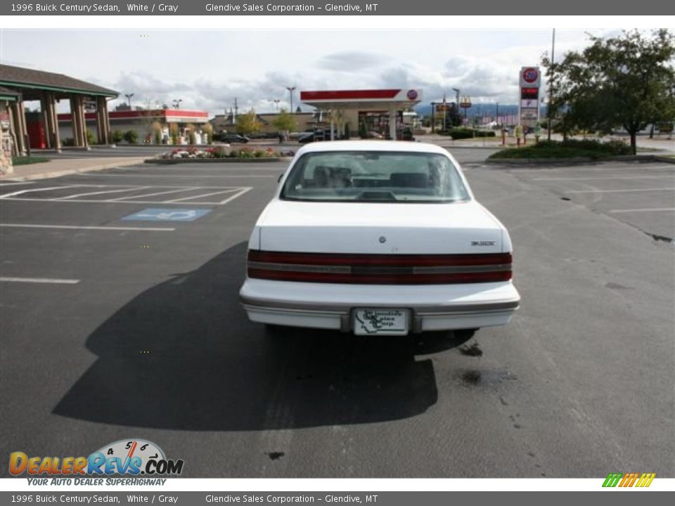 1996 Buick Century Sedan White / Gray Photo #7