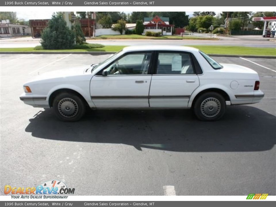 1996 Buick Century Sedan White / Gray Photo #9