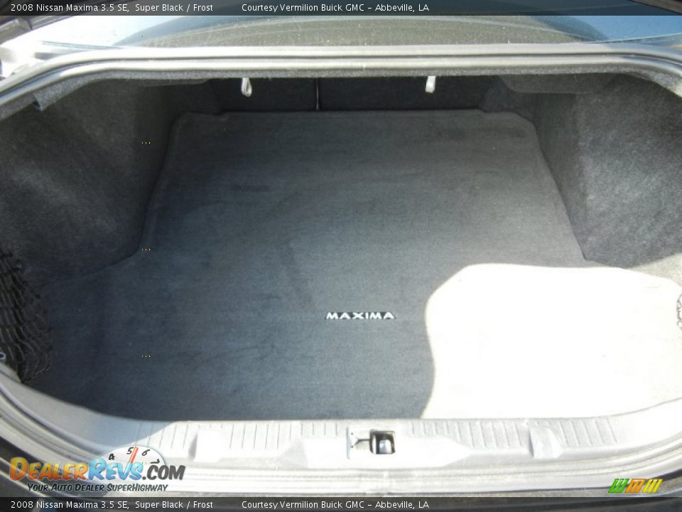 2008 Nissan Maxima 3.5 SE Super Black / Frost Photo #4