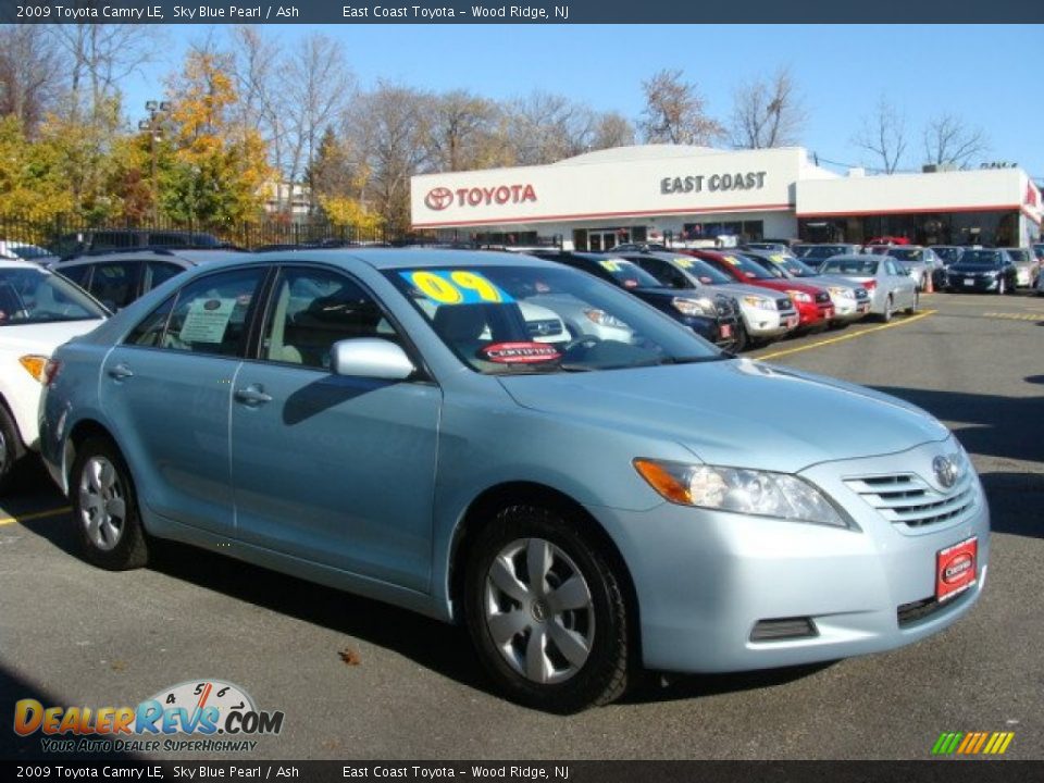 2009 Toyota Camry LE Sky Blue Pearl / Ash Photo #1