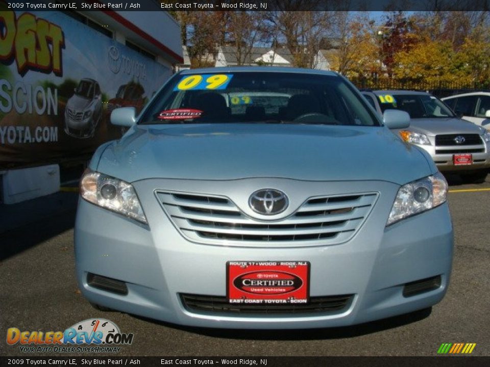 2009 Toyota Camry LE Sky Blue Pearl / Ash Photo #2