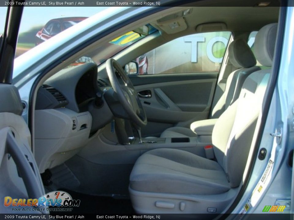 2009 Toyota Camry LE Sky Blue Pearl / Ash Photo #7