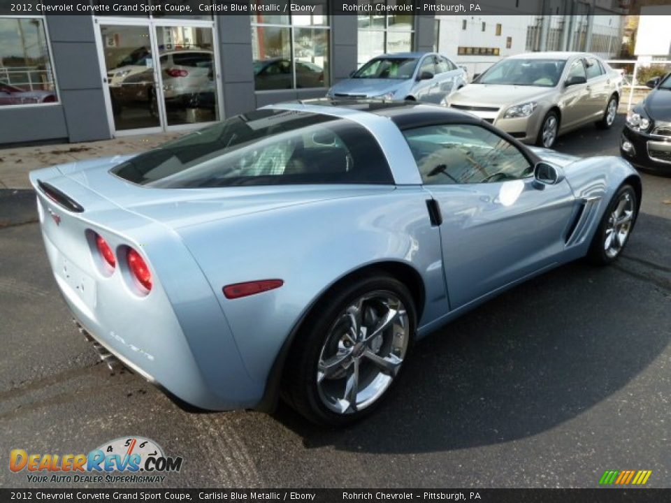 Carlisle Blue Metallic 2012 Chevrolet Corvette Grand Sport Coupe Photo #2