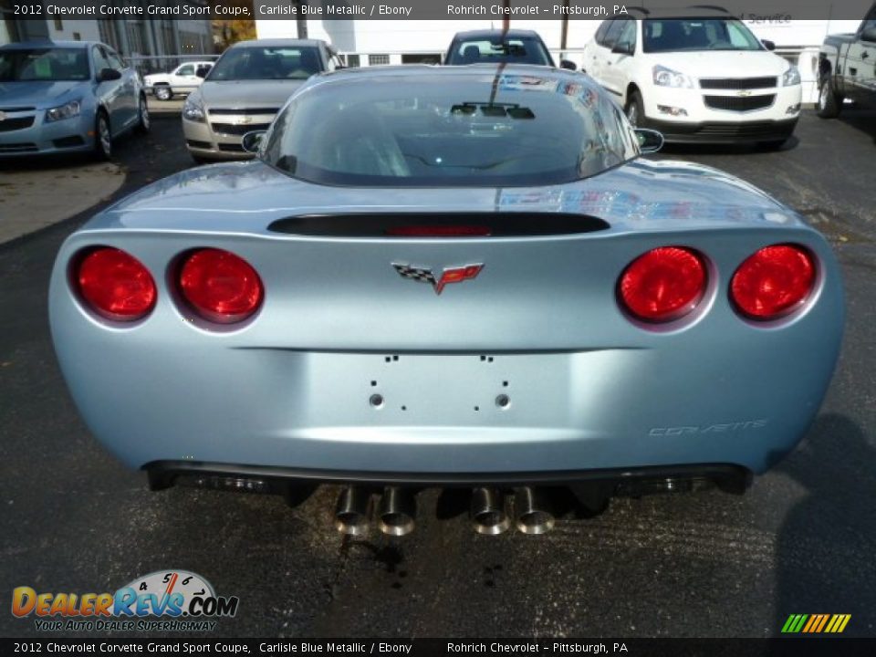 Carlisle Blue Metallic 2012 Chevrolet Corvette Grand Sport Coupe Photo #3