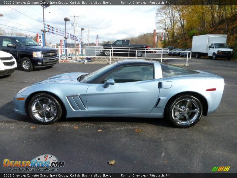 Carlisle Blue Metallic 2012 Chevrolet Corvette Grand Sport Coupe Photo #5