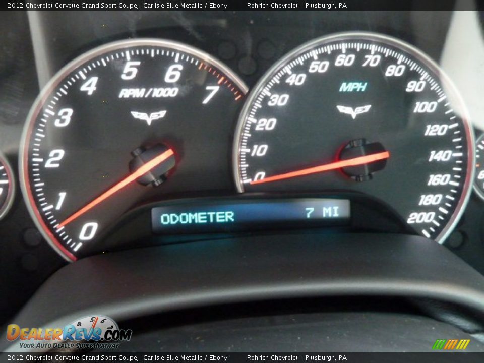 2012 Chevrolet Corvette Grand Sport Coupe Gauges Photo #20