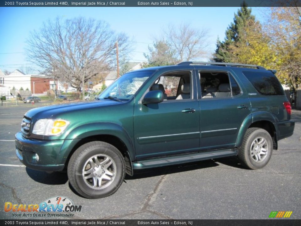 2003 Toyota Sequoia Limited 4WD Imperial Jade Mica / Charcoal Photo #1