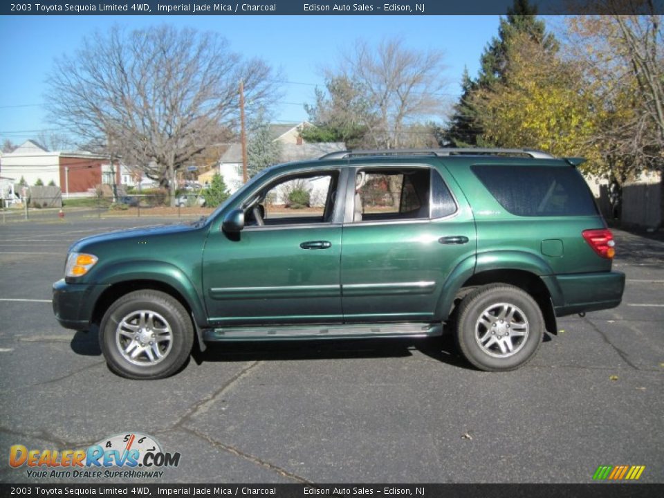 2003 Toyota Sequoia Limited 4WD Imperial Jade Mica / Charcoal Photo #3