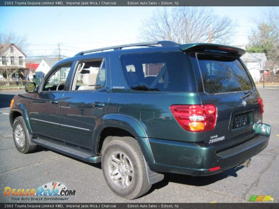 2003 Toyota Sequoia Limited 4WD Imperial Jade Mica / Charcoal Photo #5