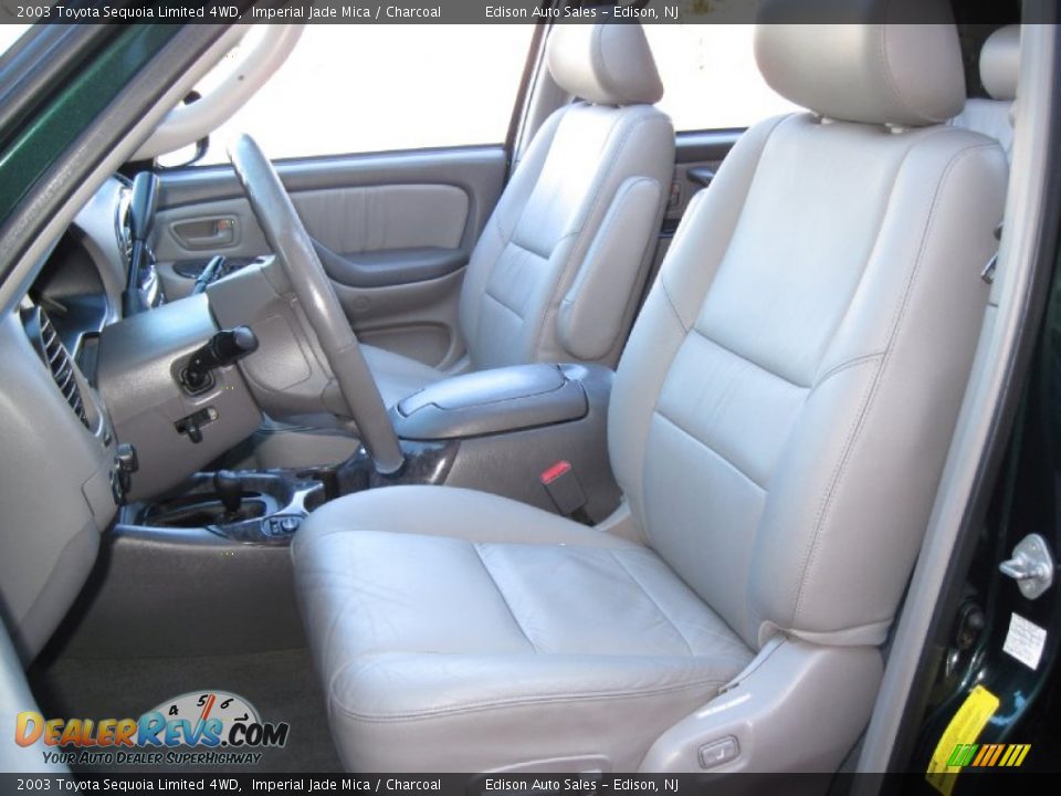 2003 Toyota Sequoia Limited 4WD Imperial Jade Mica / Charcoal Photo #13