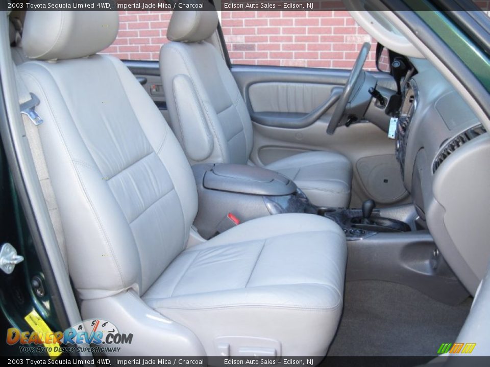 2003 Toyota Sequoia Limited 4WD Imperial Jade Mica / Charcoal Photo #14