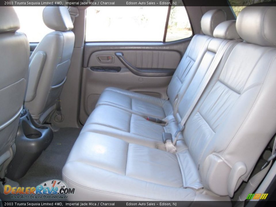 2003 Toyota Sequoia Limited 4WD Imperial Jade Mica / Charcoal Photo #17