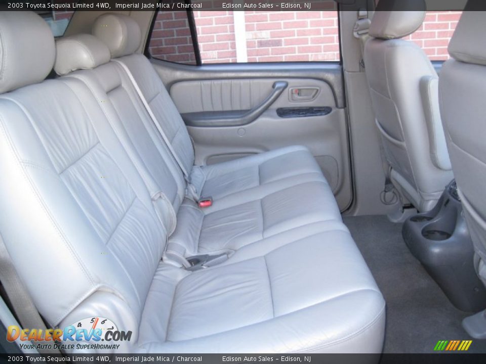 2003 Toyota Sequoia Limited 4WD Imperial Jade Mica / Charcoal Photo #18