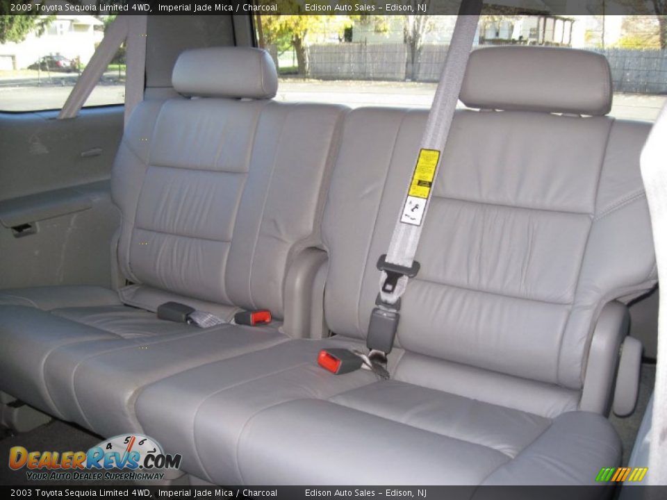 2003 Toyota Sequoia Limited 4WD Imperial Jade Mica / Charcoal Photo #19