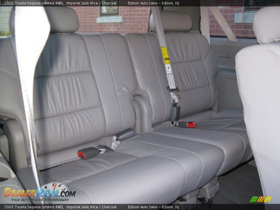 2003 Toyota Sequoia Limited 4WD Imperial Jade Mica / Charcoal Photo #20
