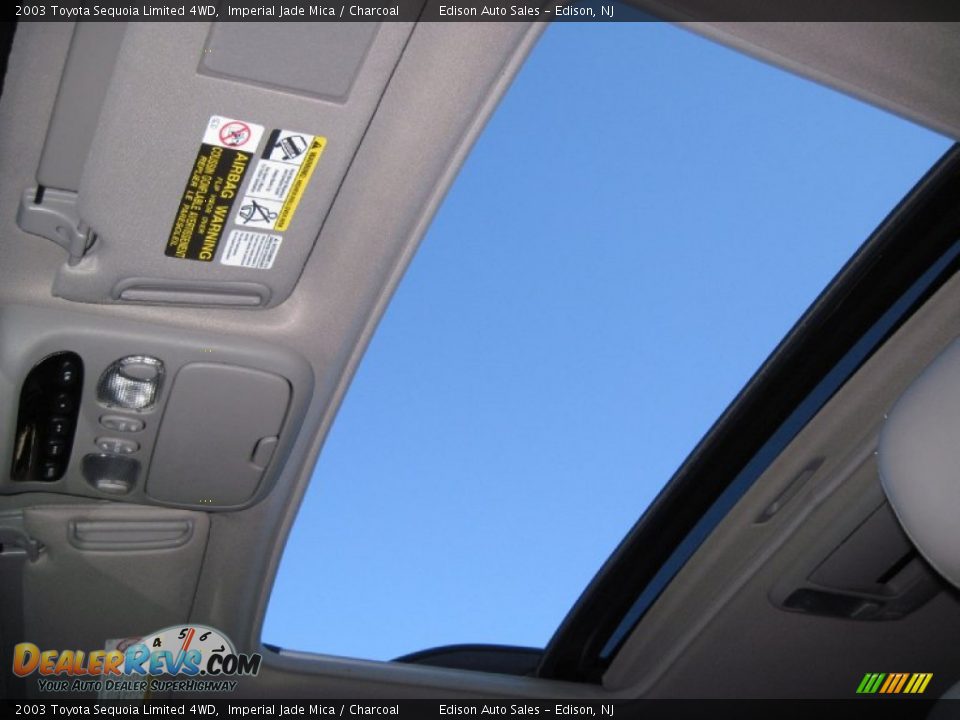 2003 Toyota Sequoia Limited 4WD Imperial Jade Mica / Charcoal Photo #21