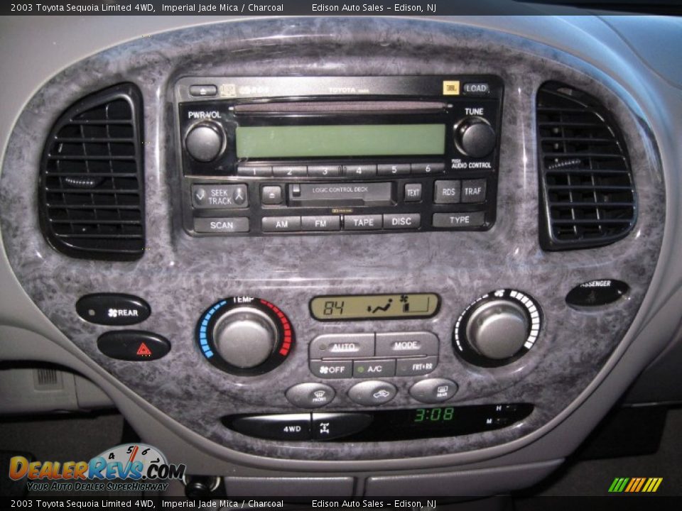 2003 Toyota Sequoia Limited 4WD Imperial Jade Mica / Charcoal Photo #22