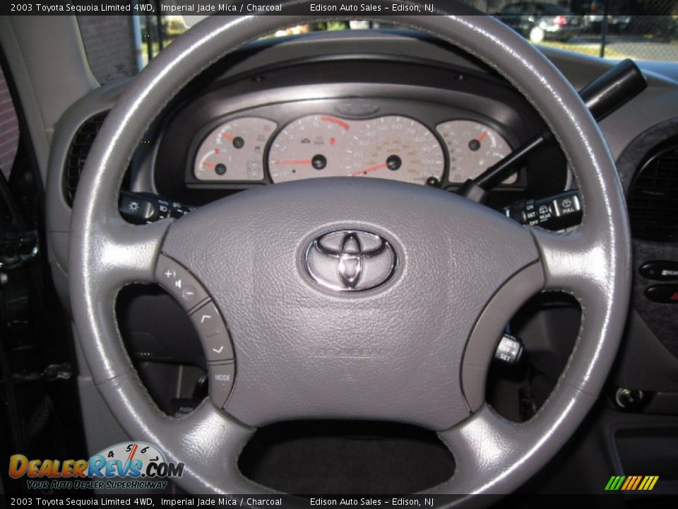 2003 Toyota Sequoia Limited 4WD Imperial Jade Mica / Charcoal Photo #26