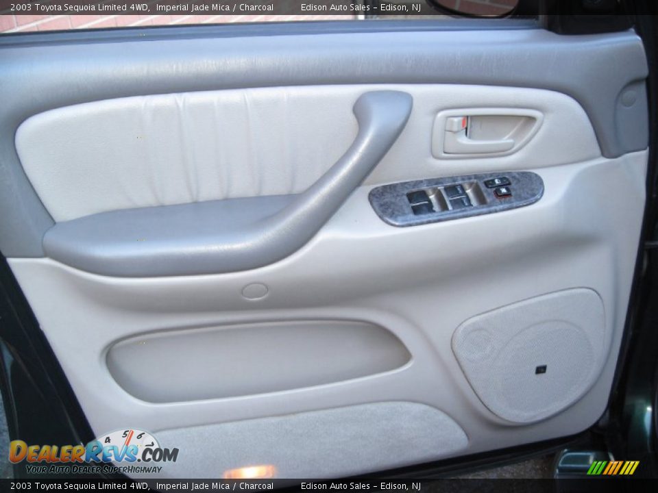 2003 Toyota Sequoia Limited 4WD Imperial Jade Mica / Charcoal Photo #30