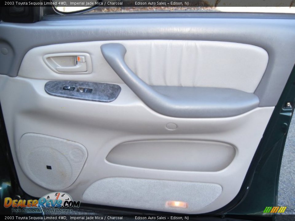 2003 Toyota Sequoia Limited 4WD Imperial Jade Mica / Charcoal Photo #31