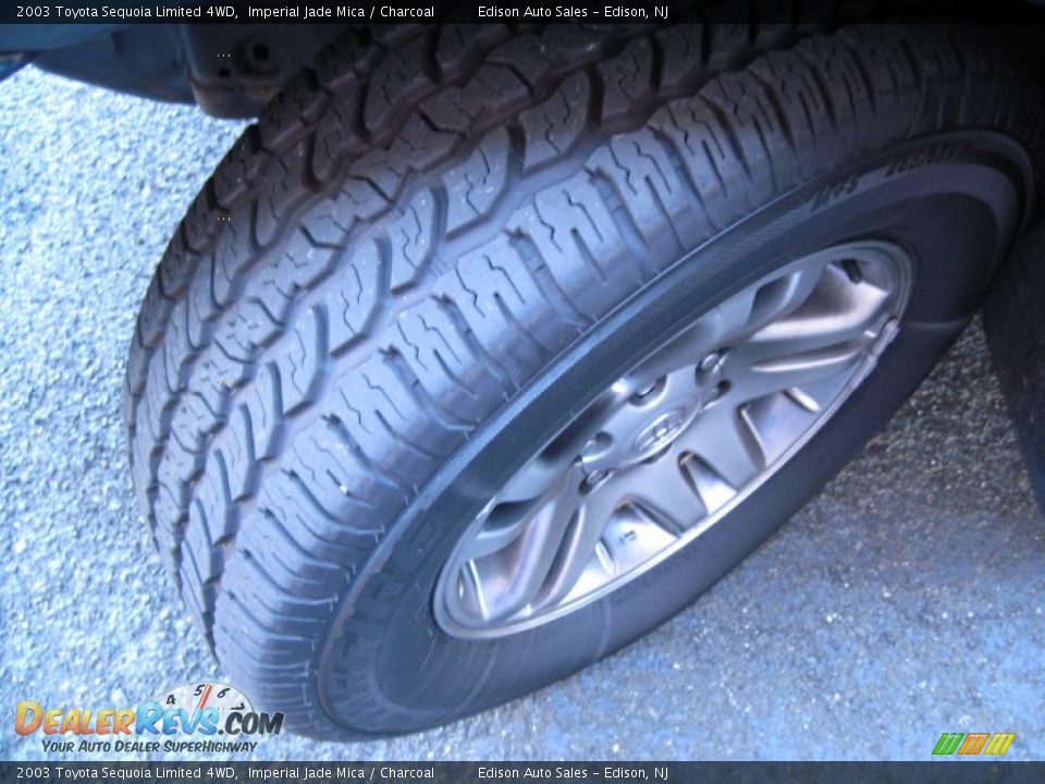 2003 Toyota Sequoia Limited 4WD Imperial Jade Mica / Charcoal Photo #34