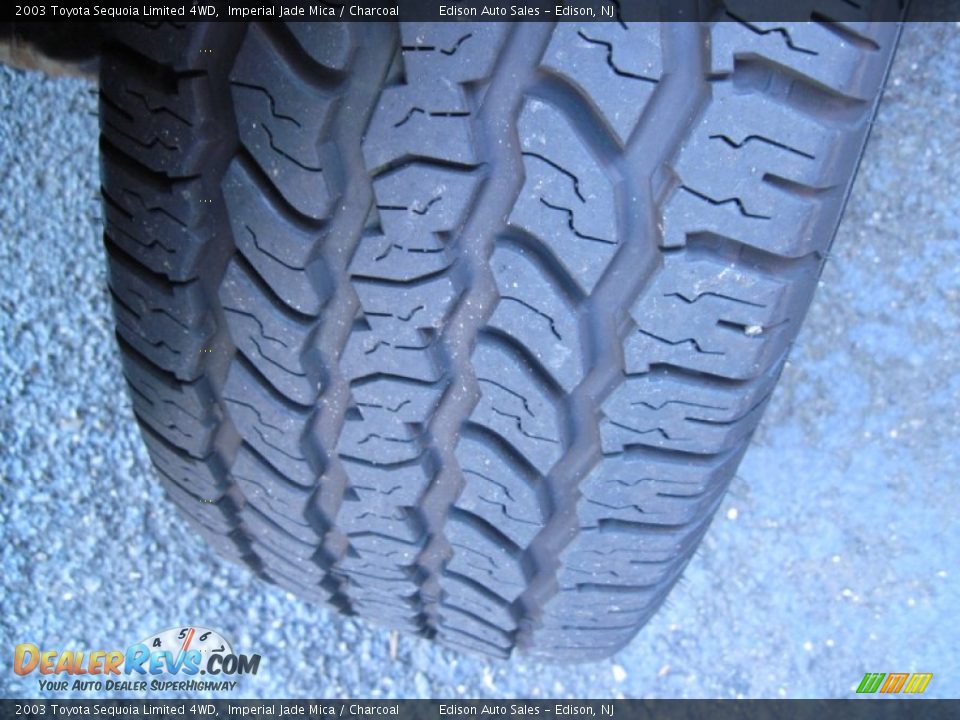 2003 Toyota Sequoia Limited 4WD Imperial Jade Mica / Charcoal Photo #35