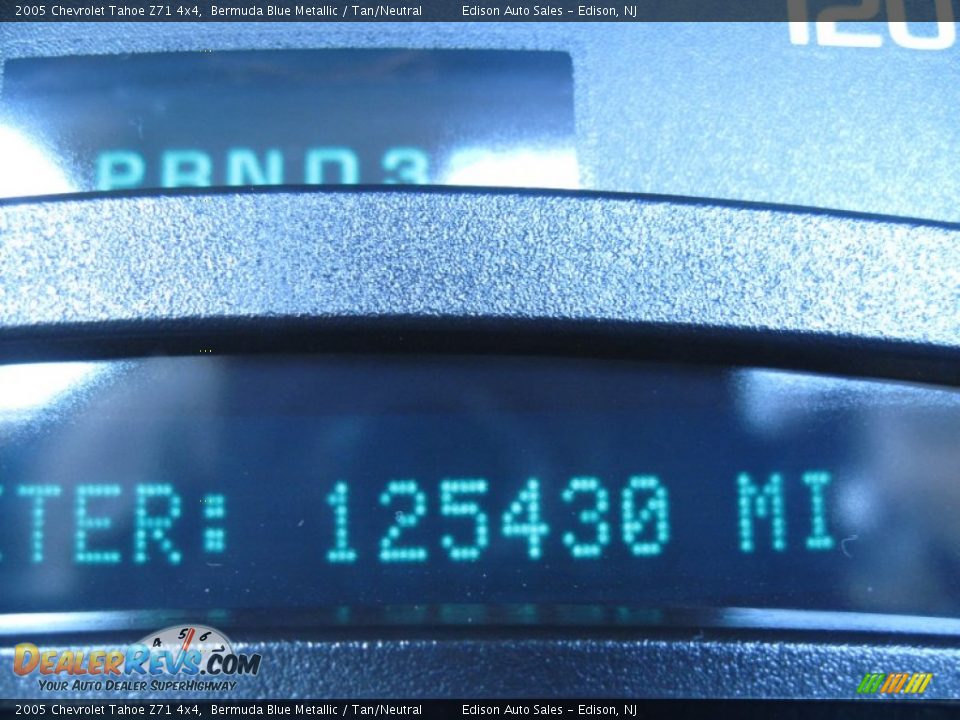 2005 Chevrolet Tahoe Z71 4x4 Bermuda Blue Metallic / Tan/Neutral Photo #25