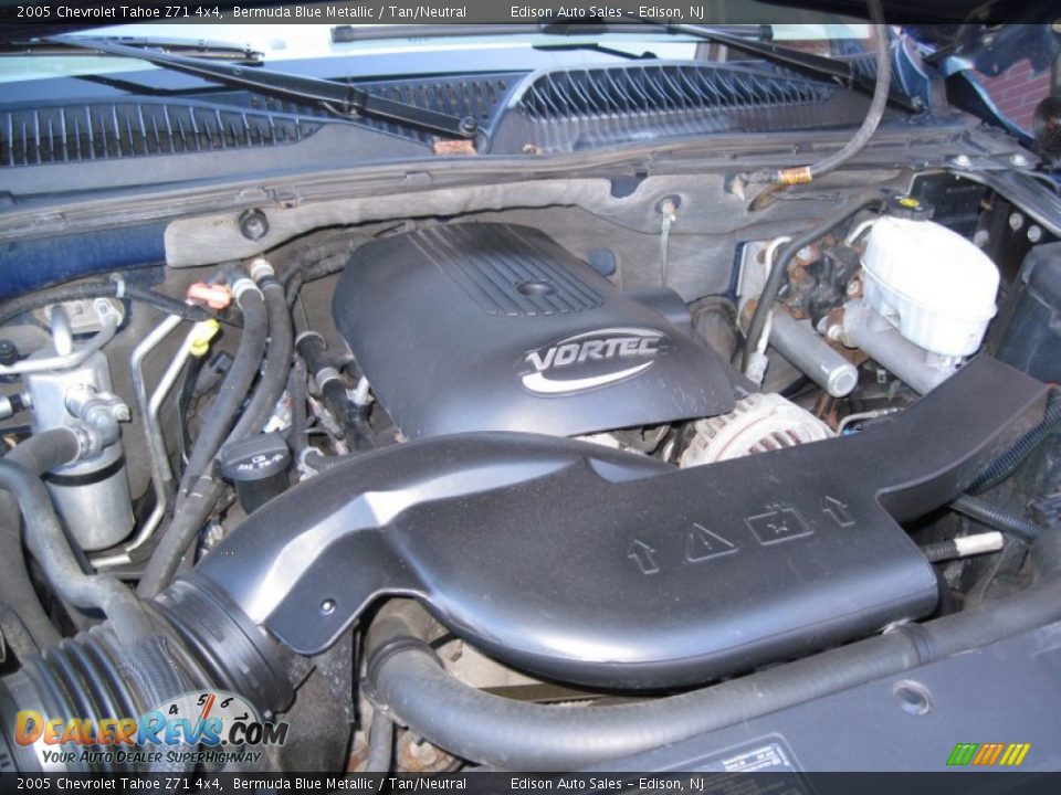 2005 Chevrolet Tahoe Z71 4x4 Bermuda Blue Metallic / Tan/Neutral Photo #31