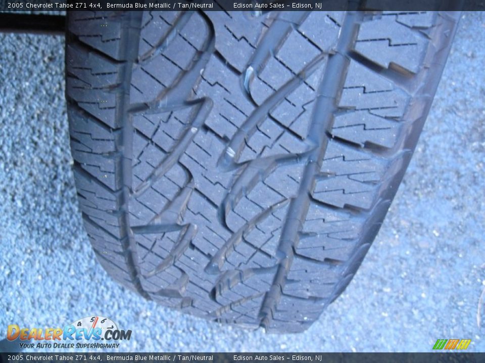 2005 Chevrolet Tahoe Z71 4x4 Bermuda Blue Metallic / Tan/Neutral Photo #34