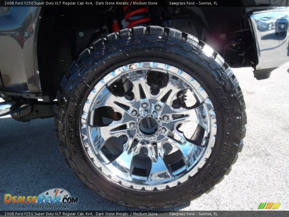 Custom Wheels of 2008 Ford F250 Super Duty XLT Regular Cab 4x4 Photo #3