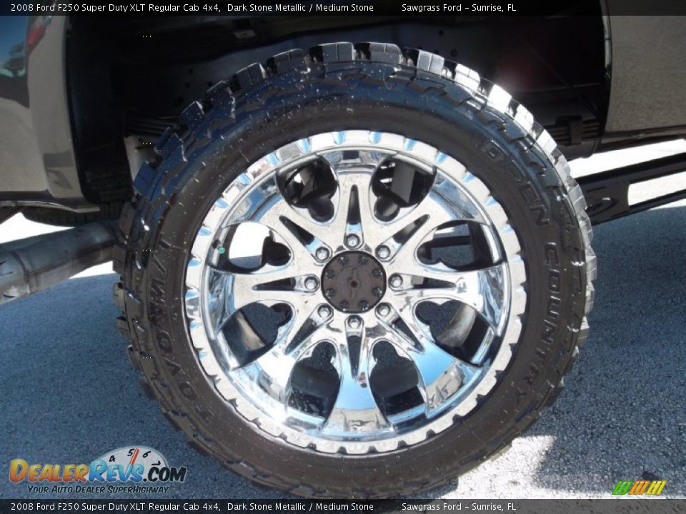 Custom Wheels of 2008 Ford F250 Super Duty XLT Regular Cab 4x4 Photo #4