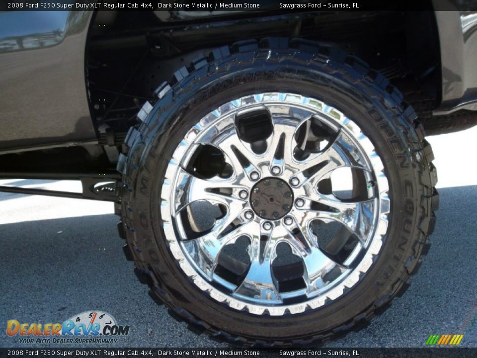 Custom Wheels of 2008 Ford F250 Super Duty XLT Regular Cab 4x4 Photo #10